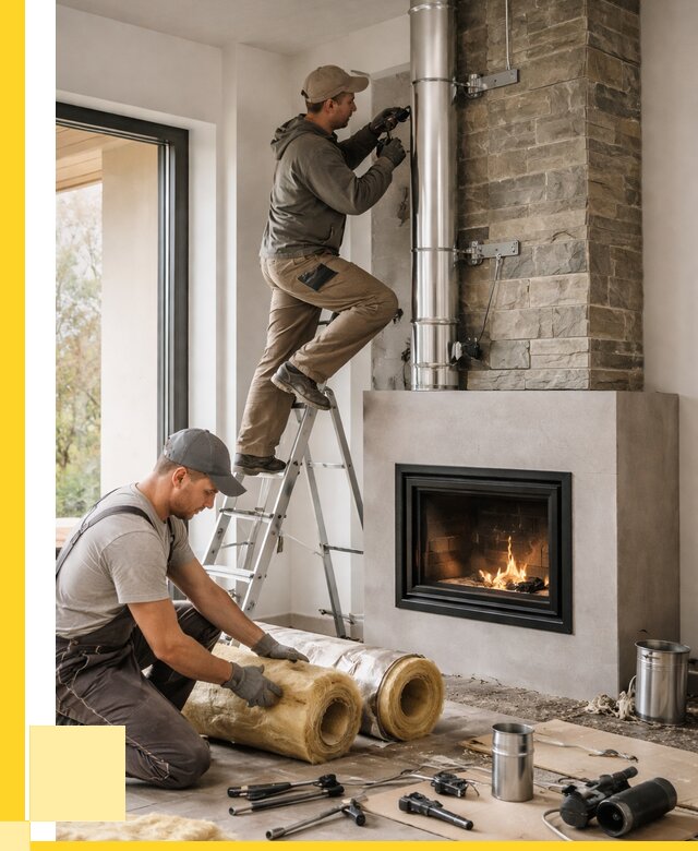 Монтаж дымоходов для каминов в Торжке от 15336 р. ЭриданТрж