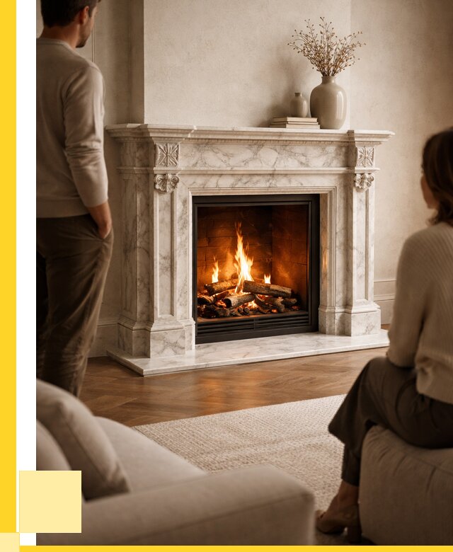 Мраморные камины под ключ в Торжке от 255600 р. | ЭриданТрж