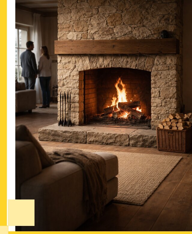 Открытые камины под ключ в Торжке от 153360 р. ЭриданТрж