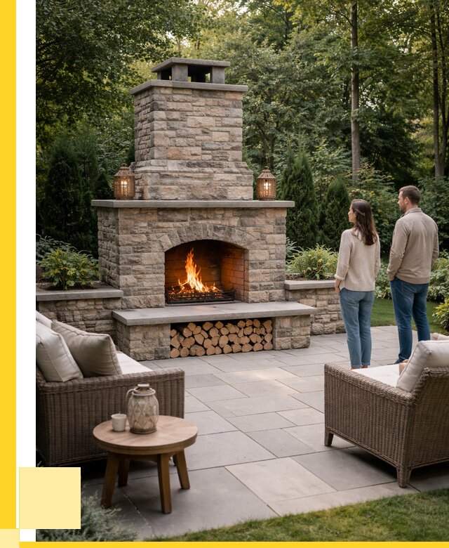 Уличные камины из кирпича в Торжке от 153360 р. | ЭриданТрж