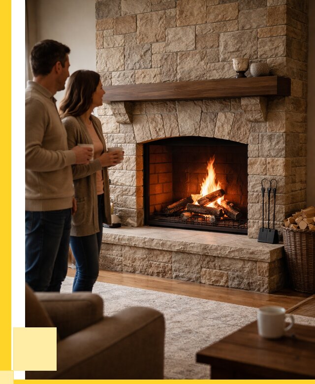 Каменные камины на заказ в Торжке от 184032 р. | ЭриданТрж