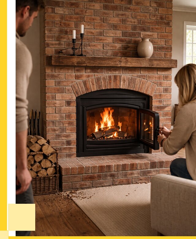 Кирпичные камины под ключ в Торжке от 153360 р. | ЭриданТрж