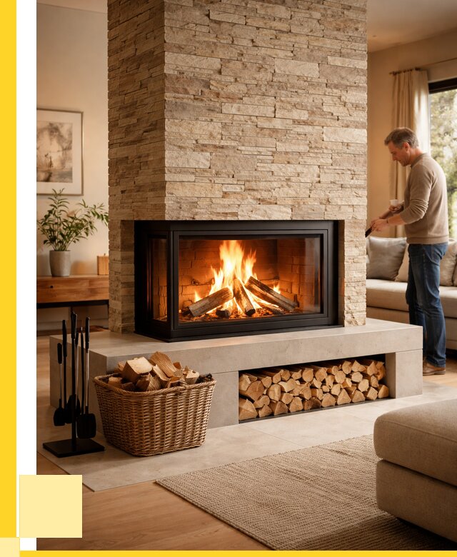 Дровяной камин под ключ в Торжке от 204480 р. | ЭриданТрж