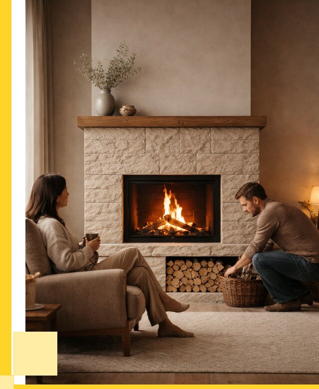 Камины для дома в Торжке под ключ от 153360 р. | ЭриданТрж