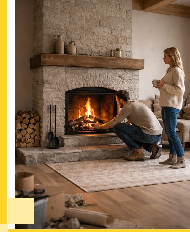 Камины для загородного дома в Торжке от 357840 р., ЭриданТрж