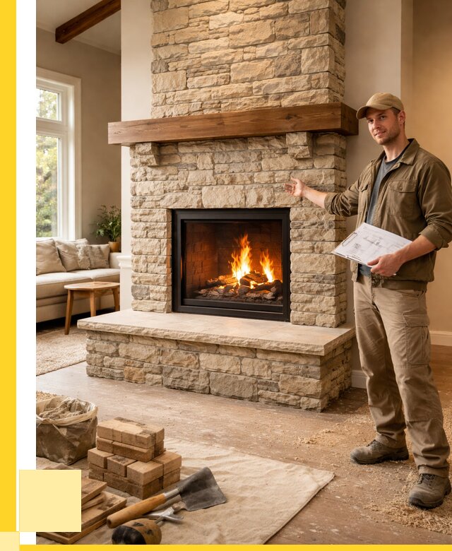 Камины под ключ в Торжке от 184032 р. | ЭриданТрж — установка