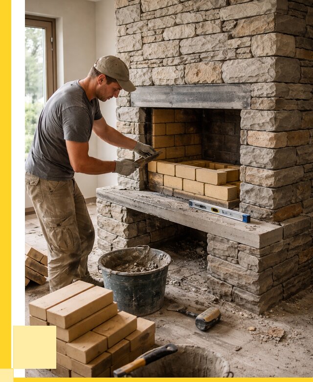 Кладка каминов и камина в Торжке от 25560 р. ЭриданТрж