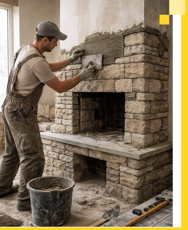 Строительство каминов под ключ в Торжке от проектирования до монтажа