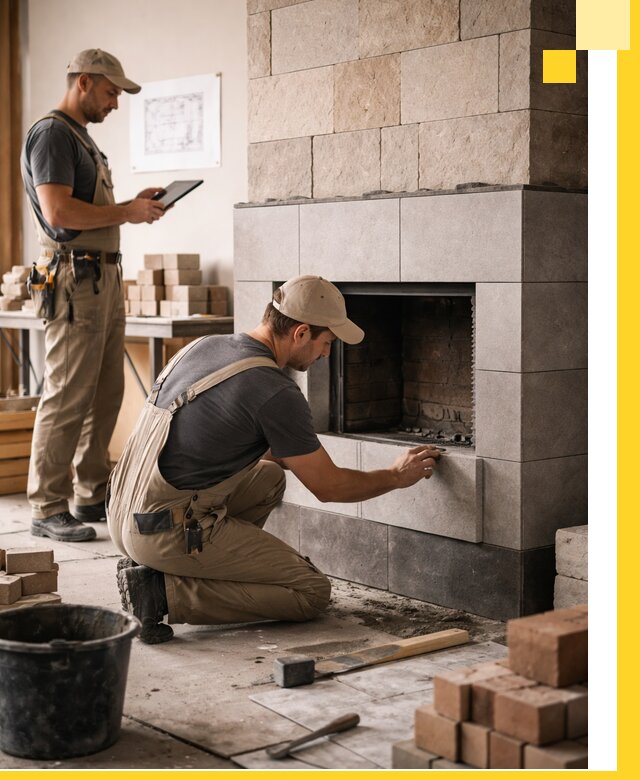 Индивидуальные проекты каминов и каминных систем в Торжке