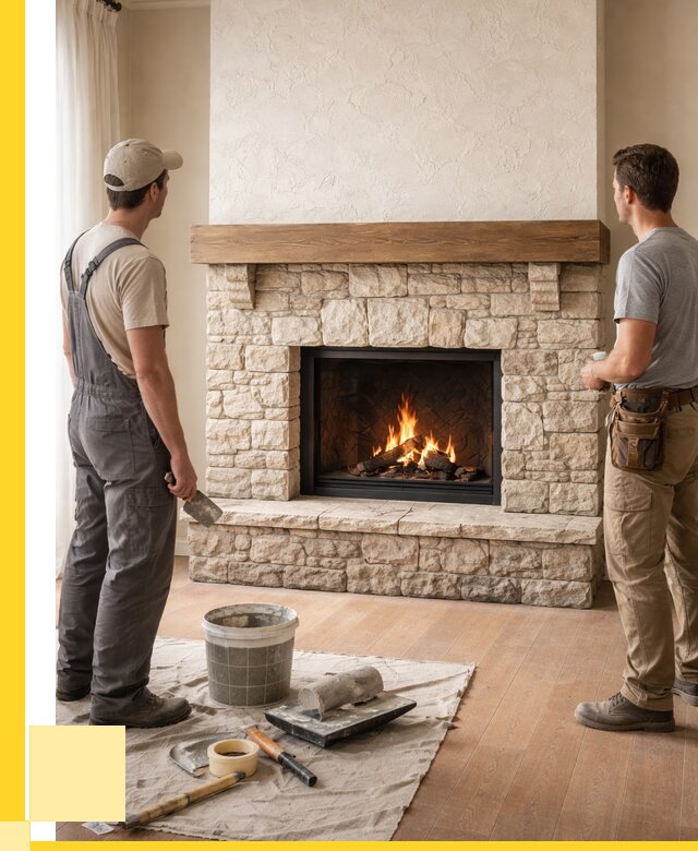 Отделка каминов в Торжке от 6646 р. под ключ | ЭриданТрж