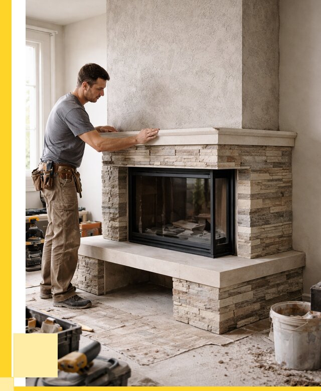 Изготовление каминов под ключ в Торжке от 153360 р. | ЭриданТрж