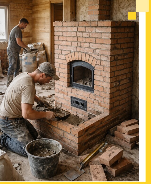Профессиональное строительство печей в Торжке под ключ