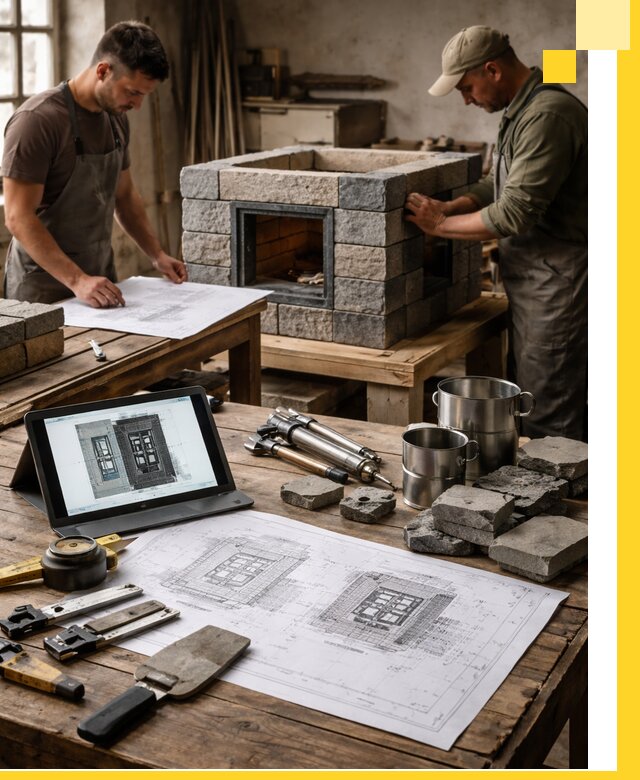 Разработка проектов печей с согласованием и монтажом в Торжке