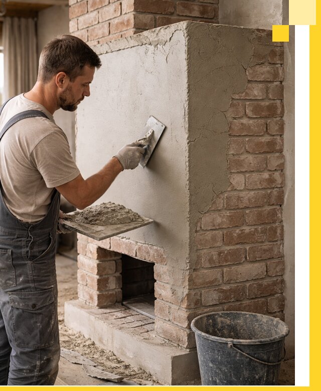 Отделка печей и облицовка каминов в Торжке под ключ