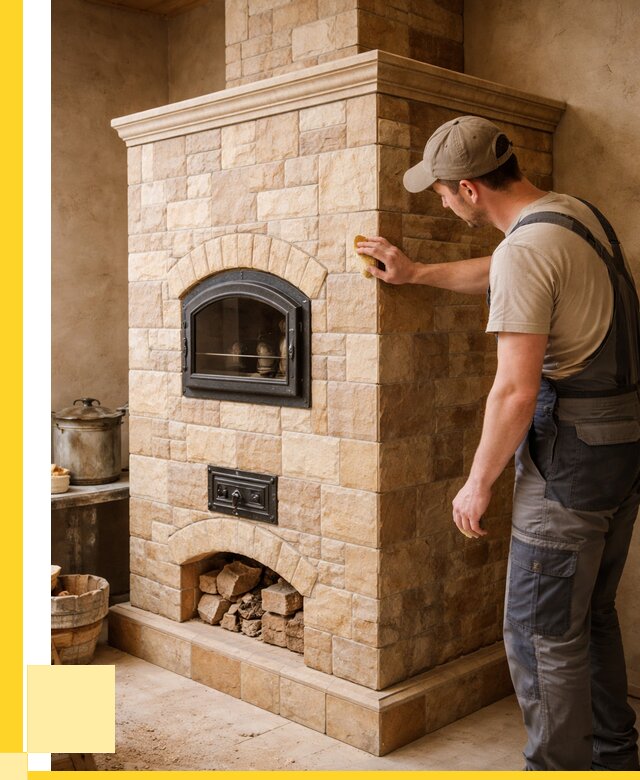 Облицовка печей в Торжке от 4601 р. под ключ | ЭриданТрж