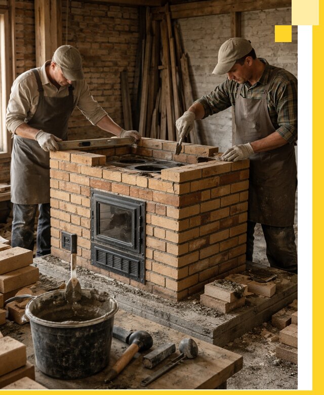 Изготовление и установка варочных печей под ключ в Торжке