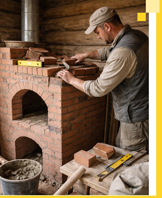 Изготовление и установка русских печей в Торжке под ключ