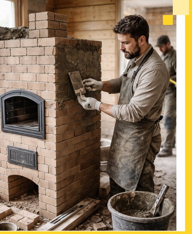 Изготовление и установка печей-шведок под ключ в Торжке