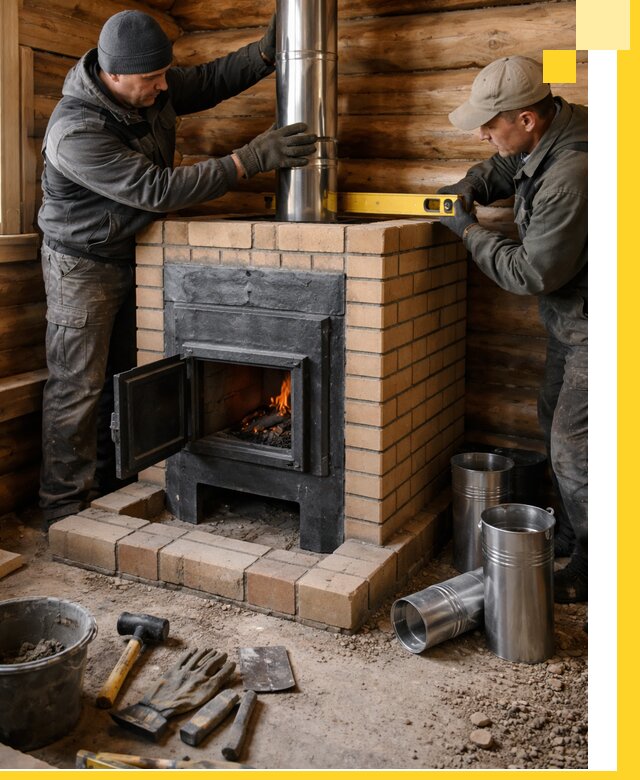 Проектирование, изготовление и установка банных печей в Торжке