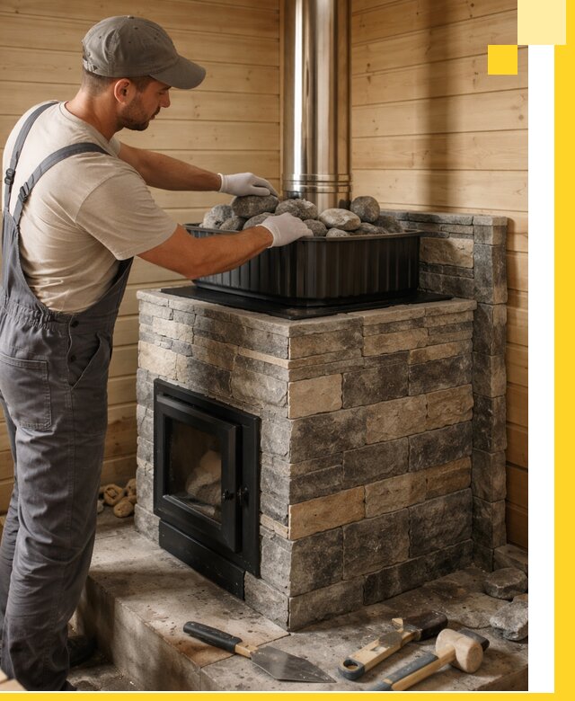 Печи для парной в Торжке, производство, монтаж и обслуживание