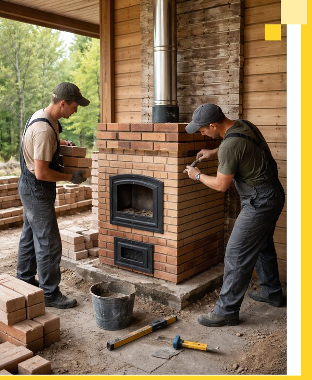 Производство и установка дачных печей под ключ в Торжке