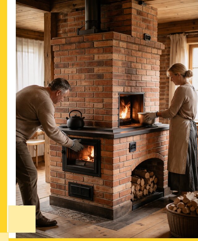 Печи для загородного дома под ключ в Торжке от 81792 р. | ЭриданТрж