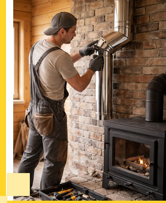 Монтаж дымоходов для печей в Торжке от 7668 р. | ЭриданТрж
