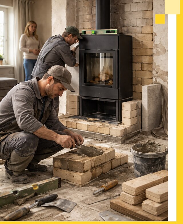 Печи и камины под ключ: проект, установка в Торжке