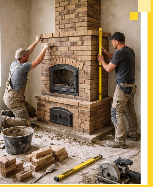 Продажа и установка печей и каминов для дома под ключ в Торжке