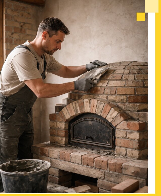 Изготовление и монтаж помпейских печей на заказ в Торжке