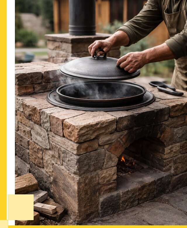 Печи для казана в Торжке по цене от 18403 р. | ЭриданТрж