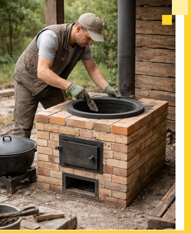 Изготовление и установка печей для казана в Торжке под ключ