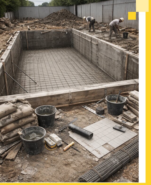 Строительство бассейнов под ключ в Торжке, дизайн и монтаж