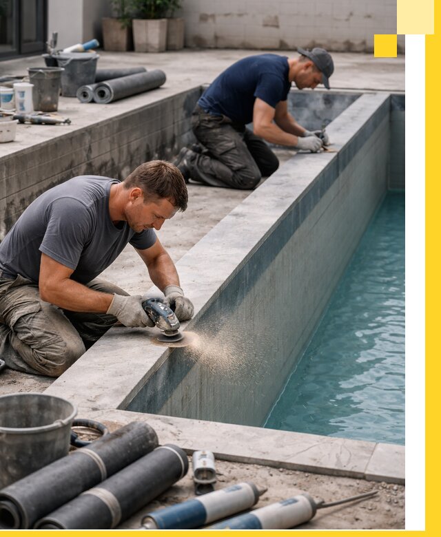 Профессиональный ремонт бассейнов под ключ в Торжке