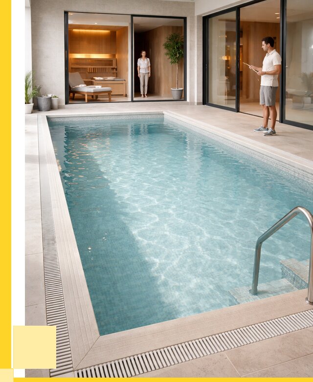 Отделка бассейна пленкой ПВХ в Торжке от 3578 р. - ЭриданТрж