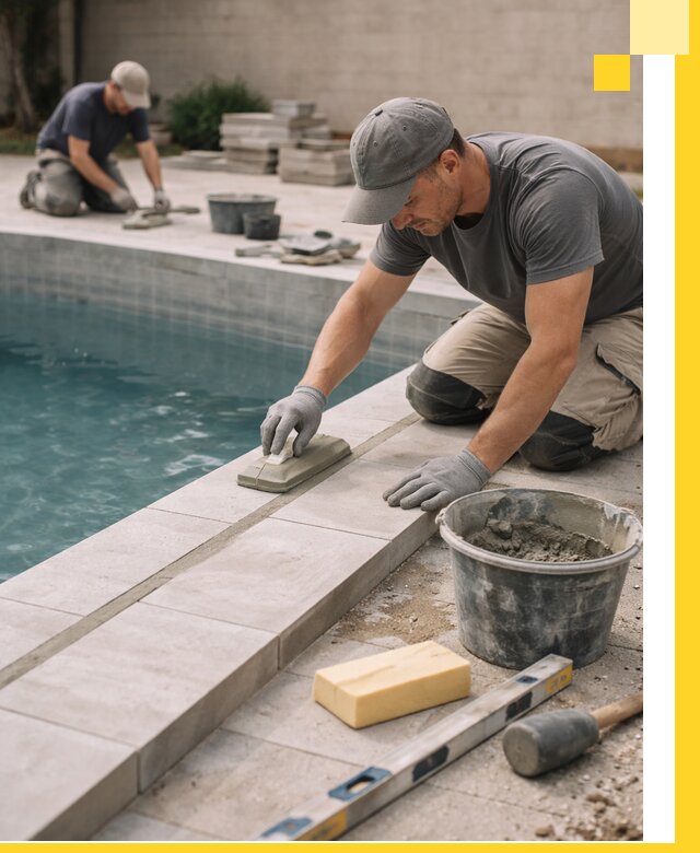 Отделка бассейнов в Торжке: декоративная отделка и гидроизоляция