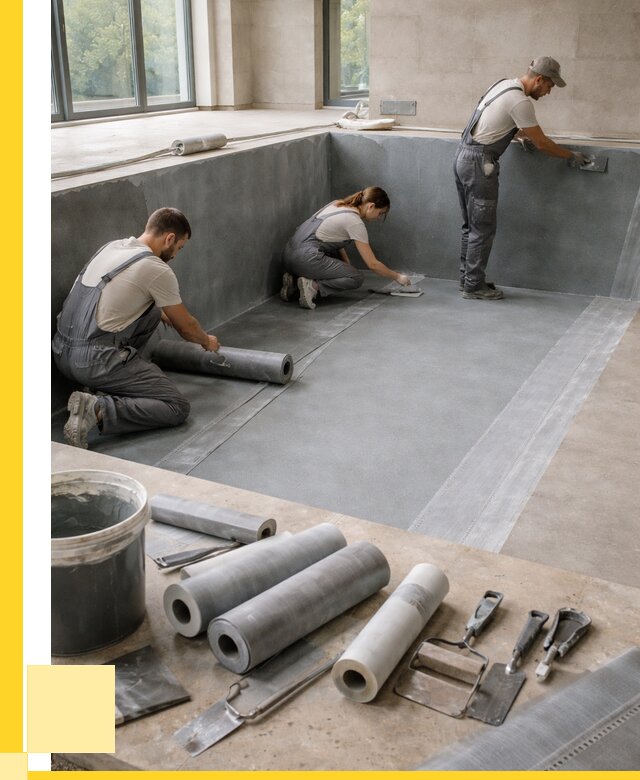 Гидроизоляция бассейнов в Торжке от 2045 р., ЭриданТрж