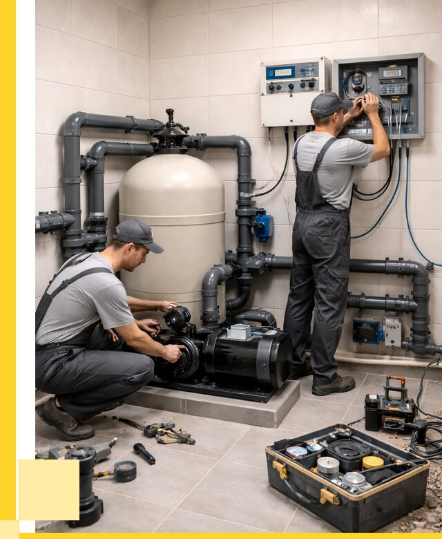 Монтаж оборудования для бассейнов в Торжке от 40896 р. | ЭриданТрж