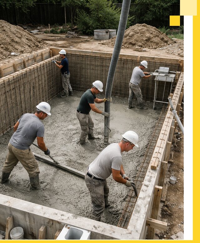 Строительство бетонных бассейнов под ключ в Торжке