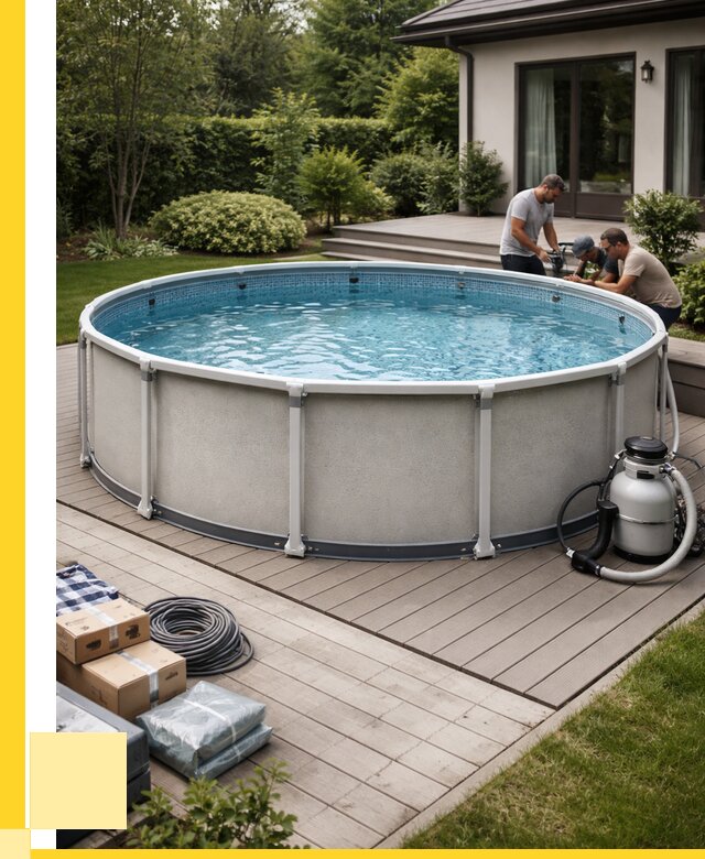 Купить каркасные бассейны в Торжке от 46008 р. | ЭриданТрж