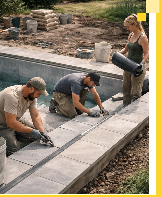 Строительство и монтаж уличных бассейнов под ключ в Торжке