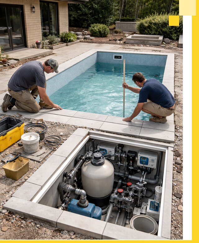 Строительство качественных домашних бассейнов под ключ в Торжке