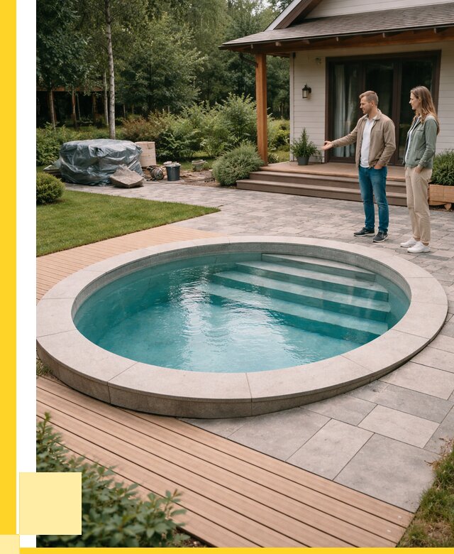 Бассейн на даче под ключ в Торжке от 204480 р., ЭриданТрж