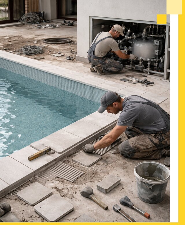 Строительство и монтаж бассейнов в коттедже в Торжке