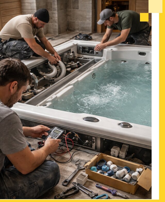 Гидромассажные бассейны под ключ в Торжке, дизайн и монтаж