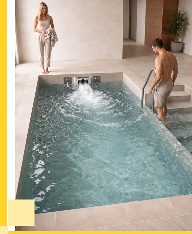 Бассейн с противотоком в Торжке от 255600 р. | ЭриданТрж