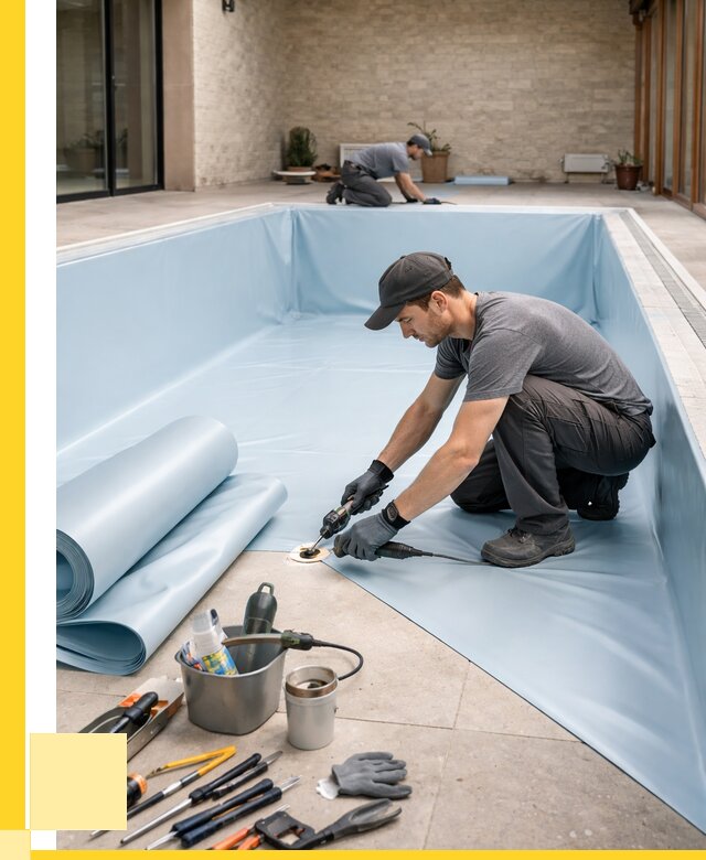 Пленка ПВХ для бассейнов в Торжке от 2556 р. | ЭриданТрж