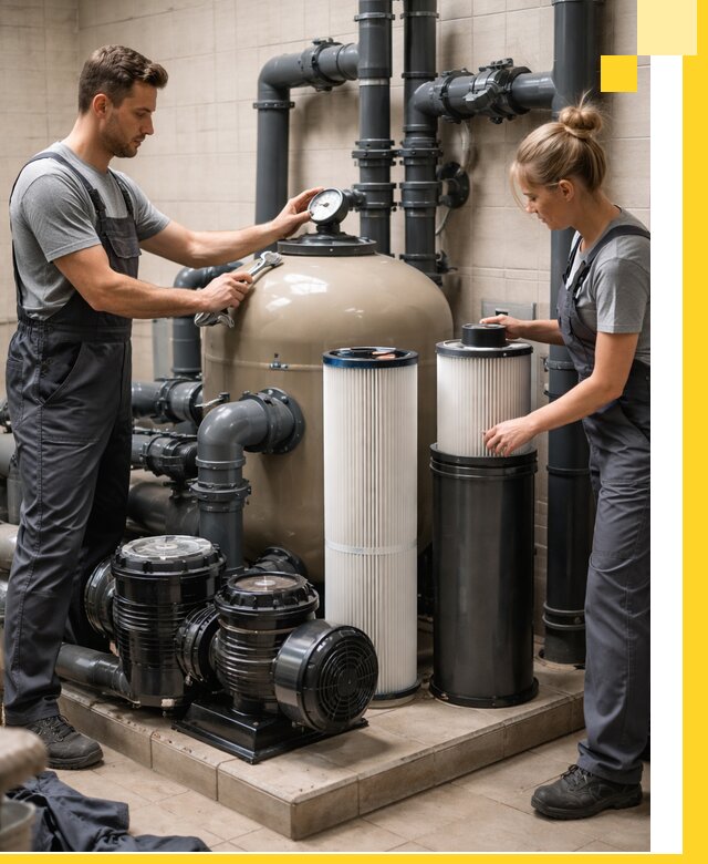 Фильтры и системы фильтрации для бассейнов в Торжке