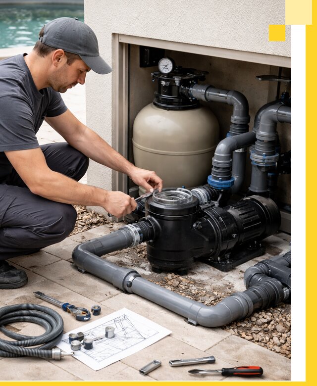 Поставка, монтаж и сервис насосов для бассейнов в Торжке