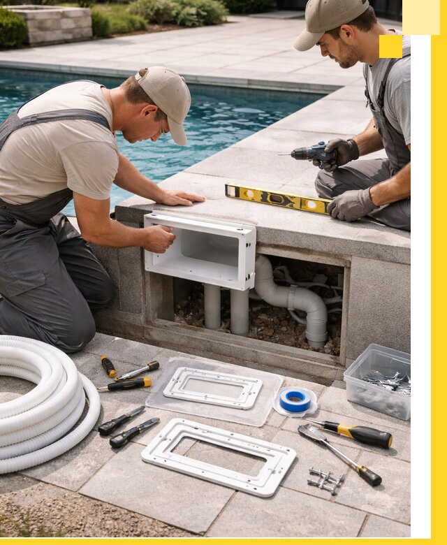 Поставка и установка скиммеров для бассейнов в Торжке